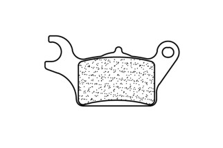 Plaquettes de frein CL BRAKES Maxi Scooter métal fritté - 3107MSC