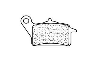 Plaquettes de frein CL BRAKES Maxi Scooter métal fritté - 3107MSC