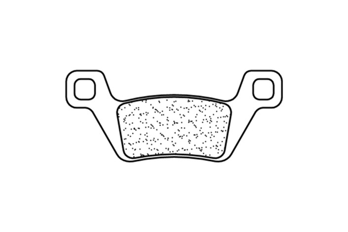 Plaquettes de frein CL BRAKES Quad métal fritté - 1238ATV1