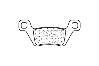 Plaquettes de frein CL BRAKES Quad métal fritté - 1238ATV1