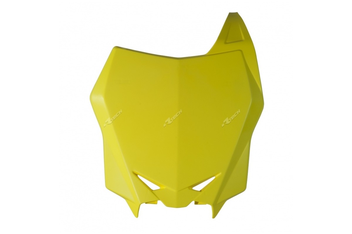 Plaque numéro frontale RACETECH Factory jaune Suzuki RM-Z250/450