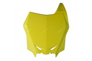 Plaque numéro frontale RACETECH Factory jaune Suzuki RM-Z250/450