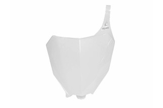 Plaque numéro frontale RACETECH blanc Honda CRF450R/RX