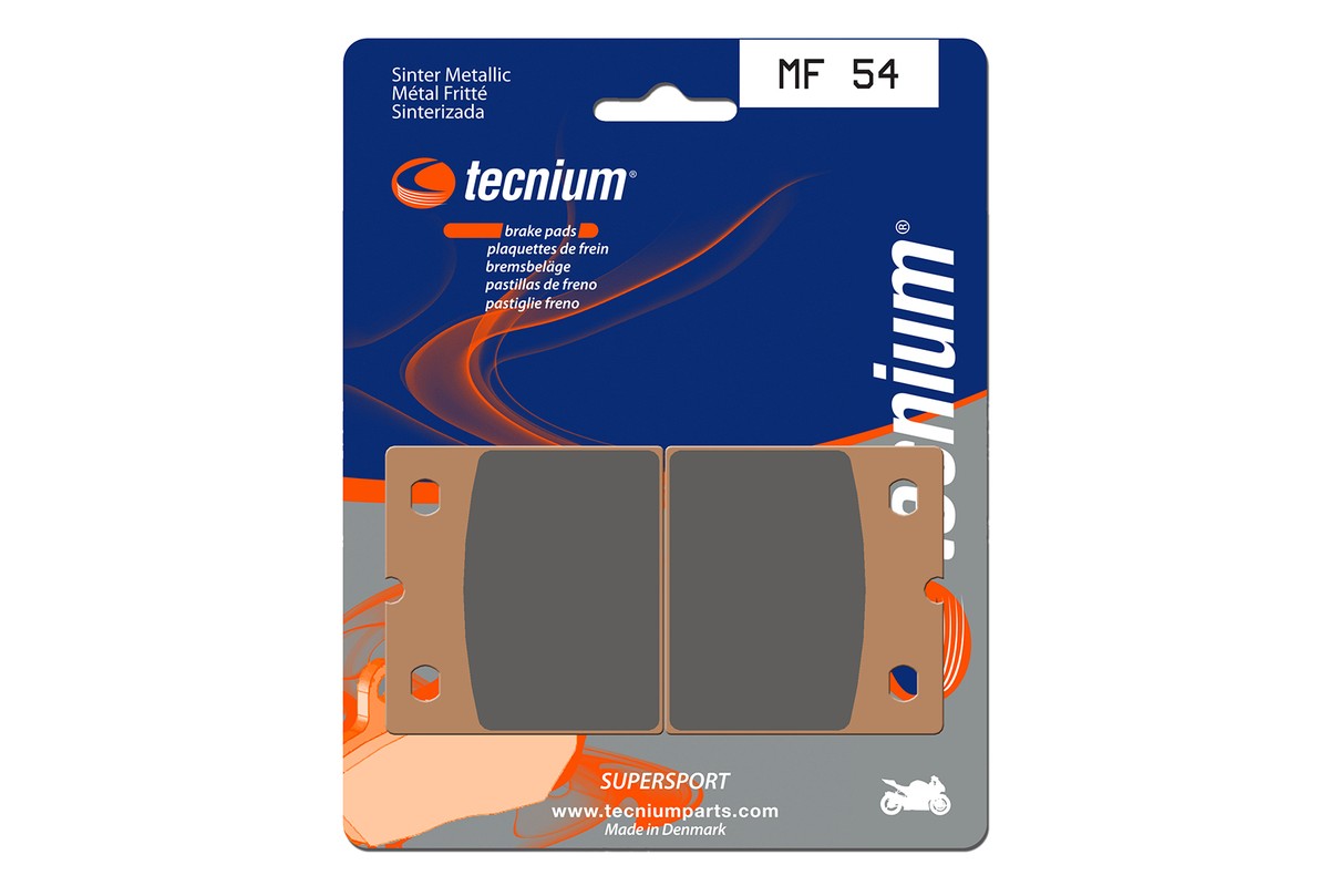 Plaquettes de frein TECNIUM Performance métal fritté - MF54