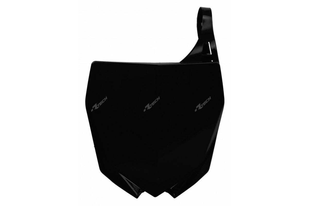 Plaque numéro frontale RACETECH noir Yamaha