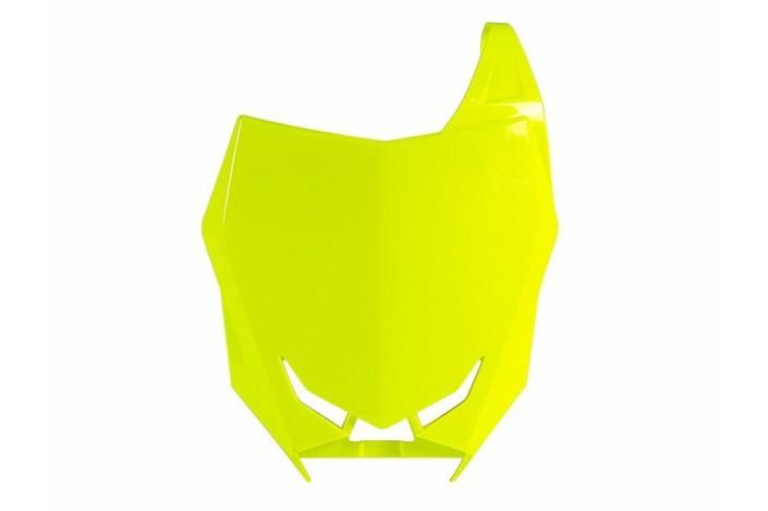 Plaque numéro frontale RACETECH jaune fluo Suzuki RM-Z450