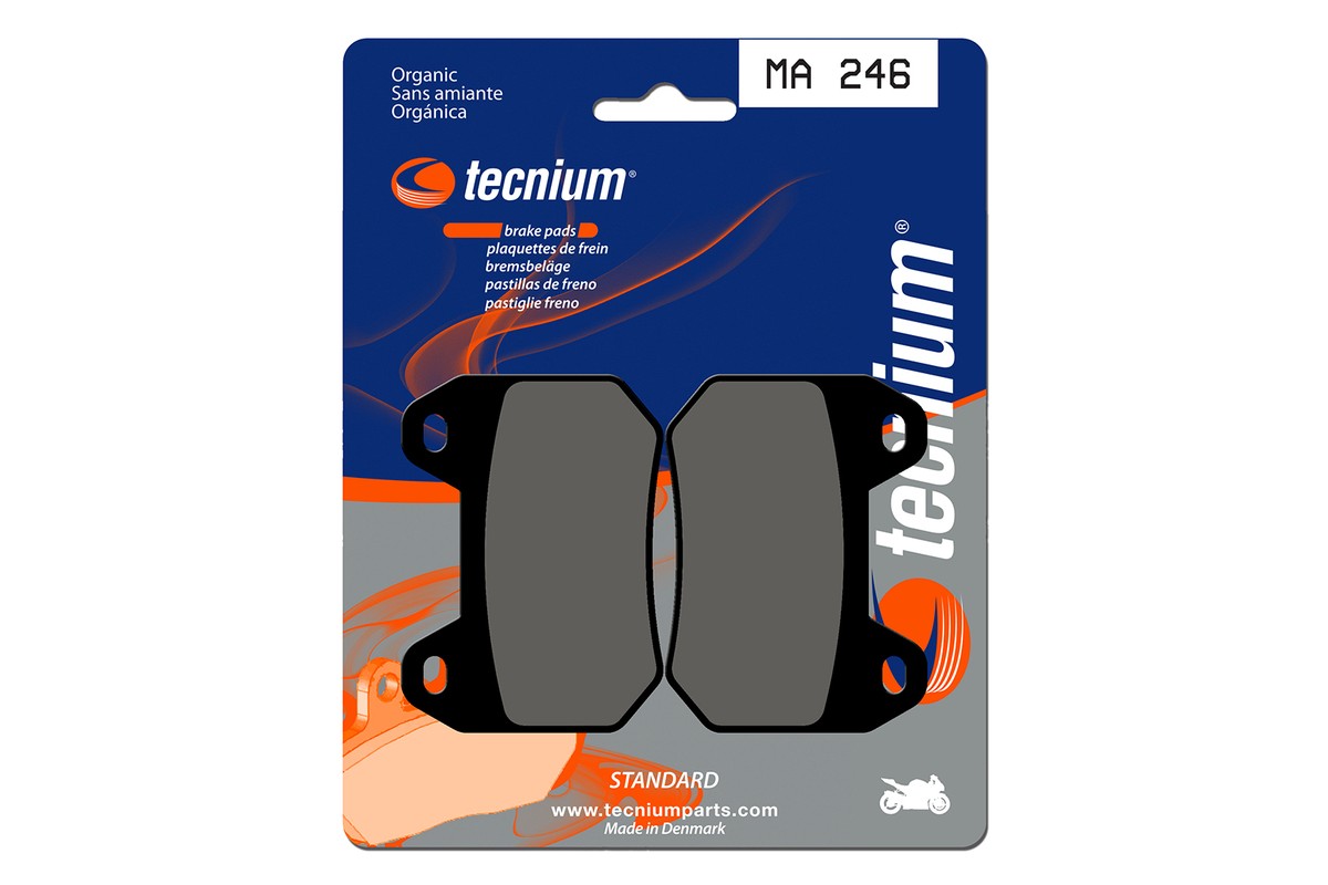 Plaquettes de frein TECNIUM route organique - MA246