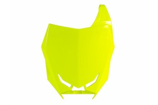 Plaque numéro frontale RACETECH jaune fluo Suzuki RM-Z450