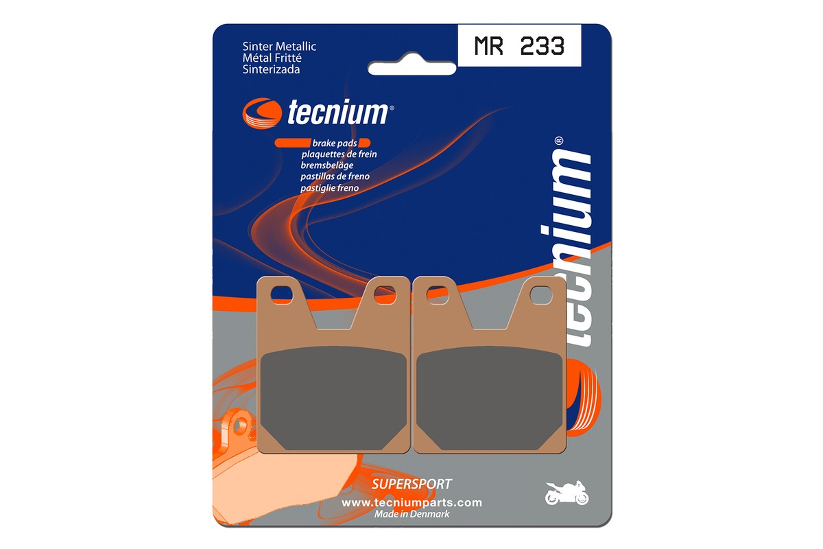 Plaquettes de frein TECNIUM Performance métal fritté - MR233
