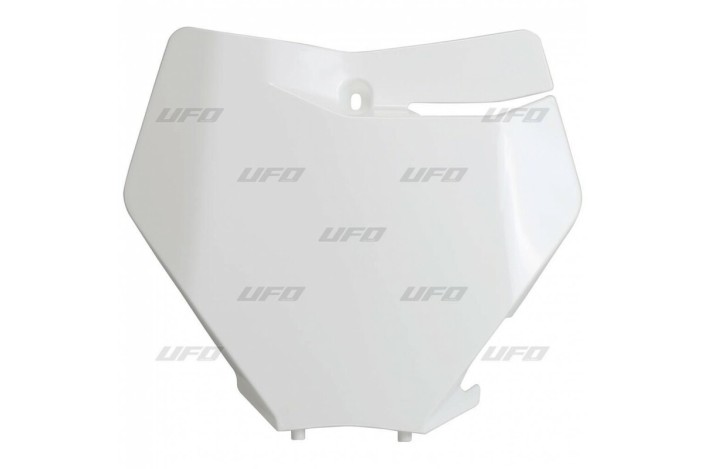Plaque numéro frontale UFO blanc KTM SX/SX-F