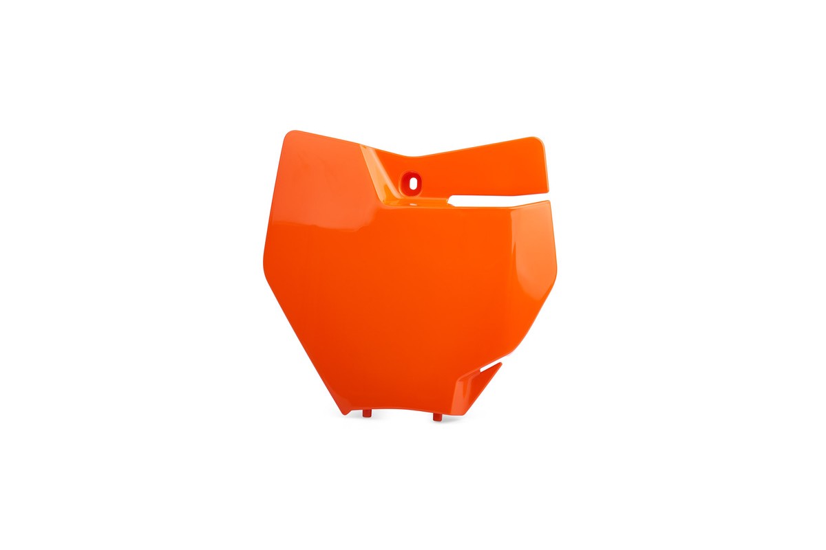 Plaque numéro frontale POLISPORT orange KTM