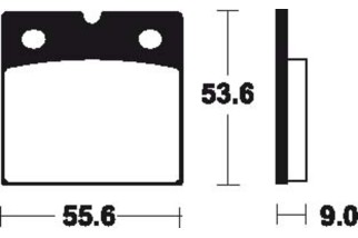 Plaquettes de frein TECNIUM Performance métal fritté - MF6