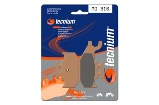 Plaquettes de frein TECNIUM MX/Quad métal fritté - MO316