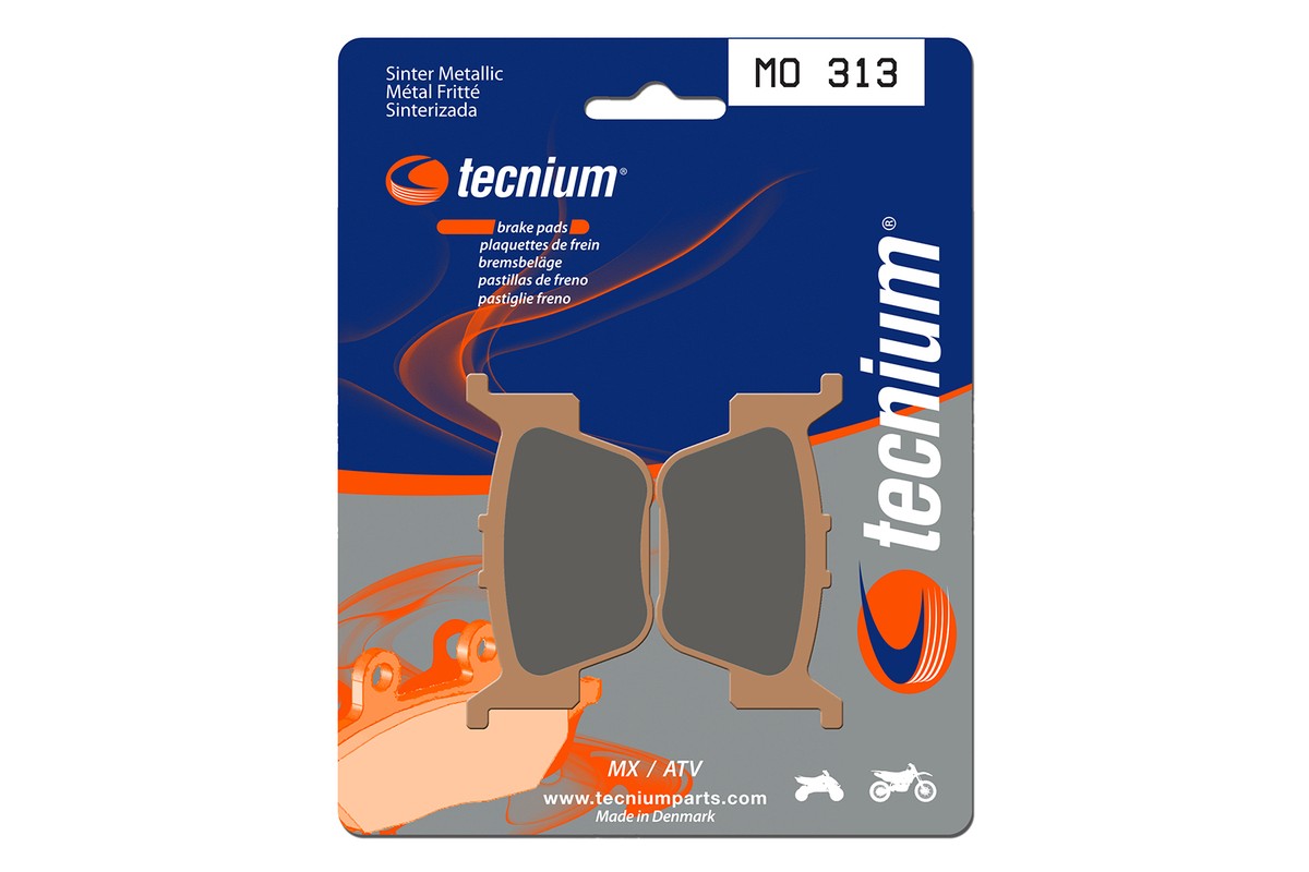 Plaquettes de frein TECNIUM MX/Quad métal fritté - MO313