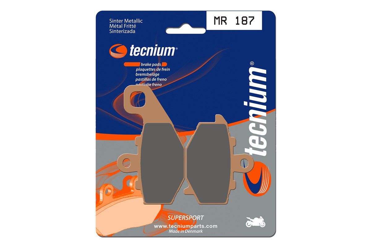 Plaquettes de frein TECNIUM Performance métal fritté - MR187