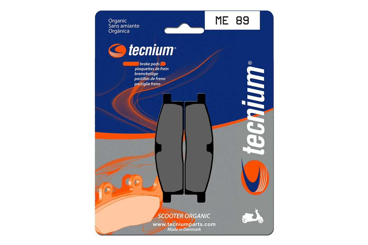 Plaquettes de frein TECNIUM Scooter organique - ME89