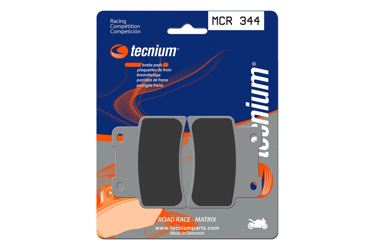 Plaquettes de frein TECNIUM Racing métal fritté carbone - MCR344