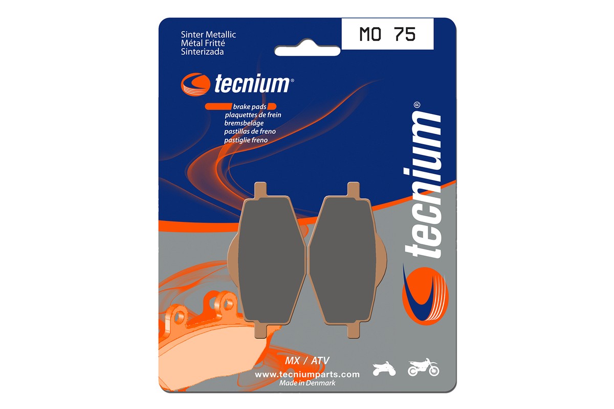 Plaquettes de frein TECNIUM MX/Quad métal fritté - MO75