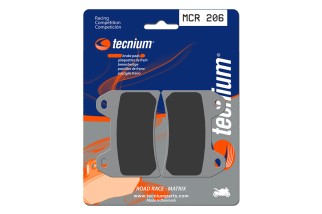 Plaquettes de frein TECNIUM Racing métal fritté carbone - MCR206