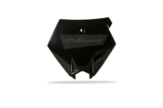 Plaque numéro frontale POLISPORT noir KTM