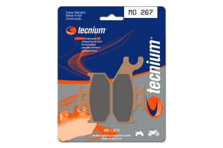 Plaquettes de frein TECNIUM MX/Quad métal fritté - MO267
