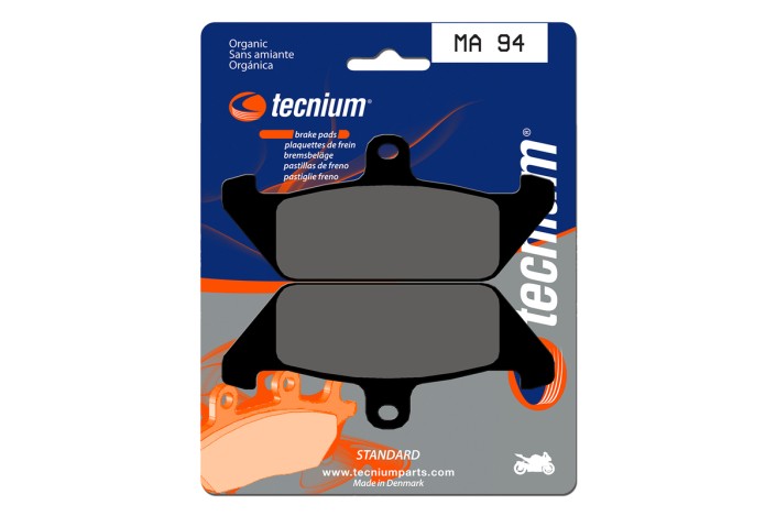 Plaquettes de frein TECNIUM route organique - MA94
