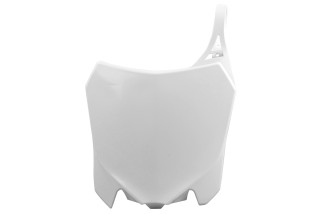 Plaque numéro frontale POLISPORT blanc Honda CRF250F/CRF450F