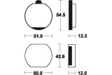 Plaquettes de frein TECNIUM route organique - MA10