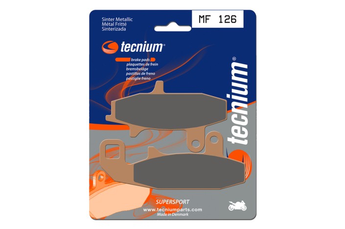 Plaquettes de frein TECNIUM Performance métal fritté - MF126