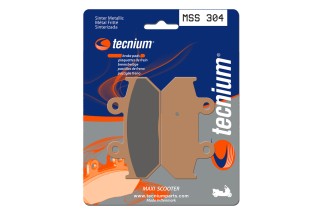 Plaquettes de frein TECNIUM Maxi Scooter métal fritté - MSS304