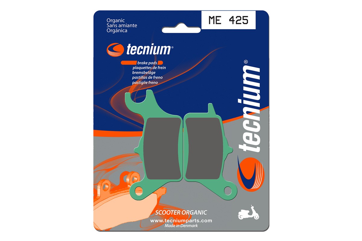Plaquettes de frein TECNIUM Scooter organique - ME425