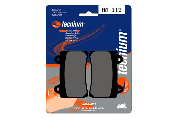 Plaquettes de frein TECNIUM route organique - MA113