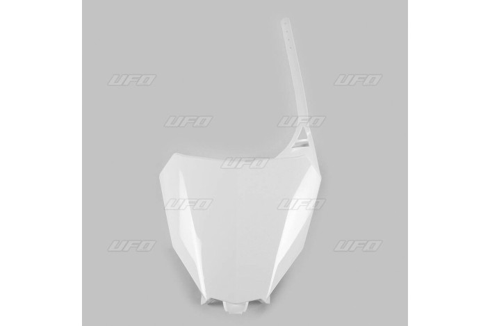 Plaque numéro frontale UFO blanc Honda CRF450R/RX