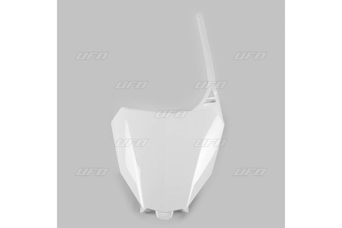 Plaque numéro frontale UFO blanc Honda CRF450R/RX