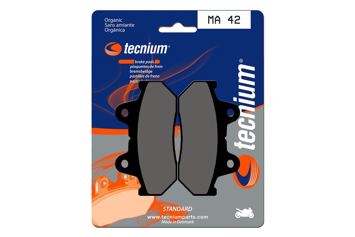 Plaquettes de frein TECNIUM route organique - MA42