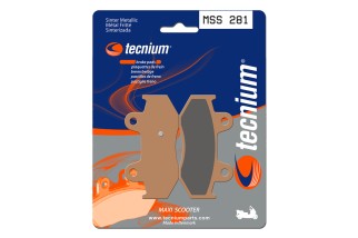 Plaquettes de frein TECNIUM Maxi Scooter métal fritté - MSS281