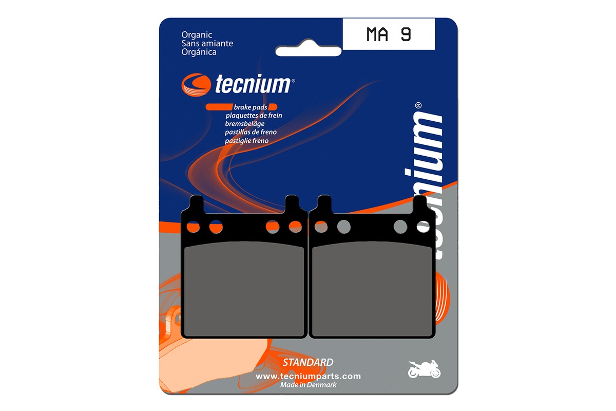 Plaquettes de frein TECNIUM route organique - MA9