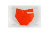 Plaque numéro frontale UFO orange KTM SX85