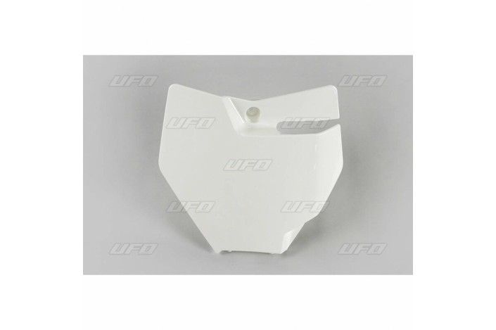 Plaque numéro frontale UFO blanc KTM SX85