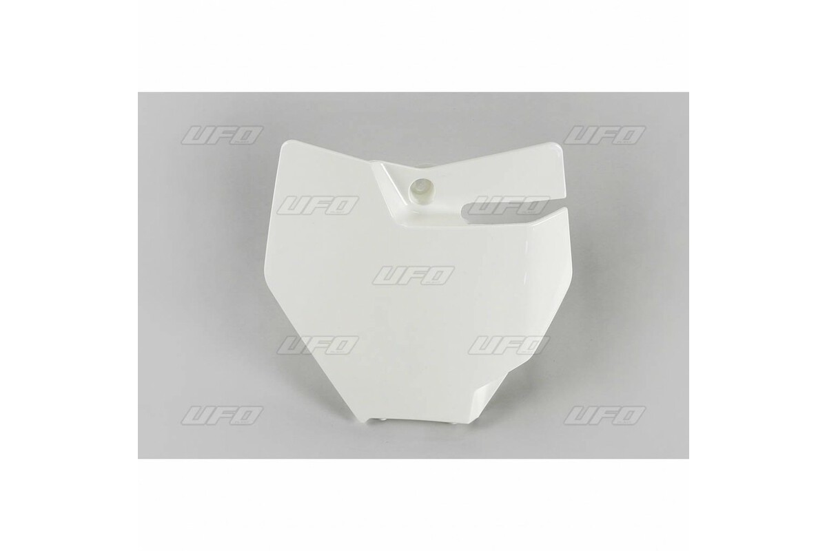 Plaque numéro frontale UFO blanc KTM SX85