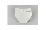 Plaque numéro frontale UFO blanc KTM SX85
