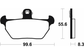 Plaquettes de frein TECNIUM Performance métal fritté - MF144