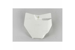 Plaque numéro frontale UFO blanc KTM SX85