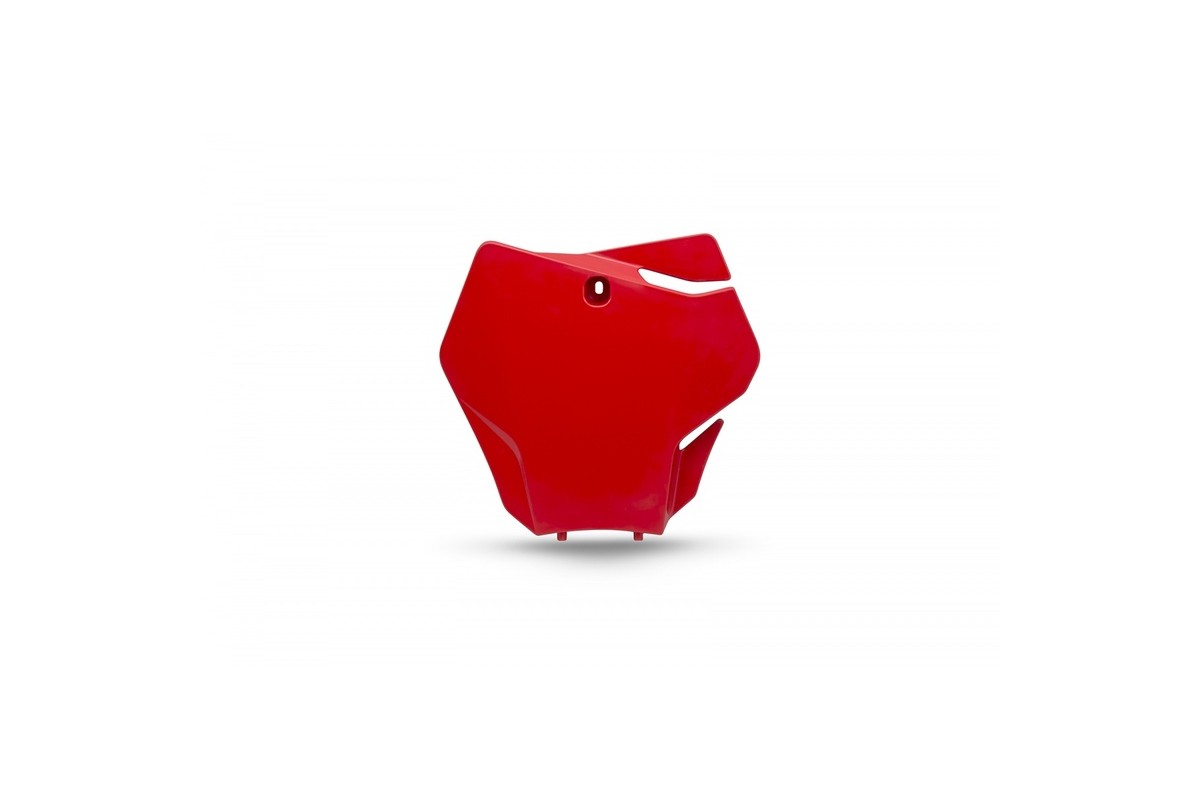 Plaque numéro frontale UFO rouge Gas Gas MC