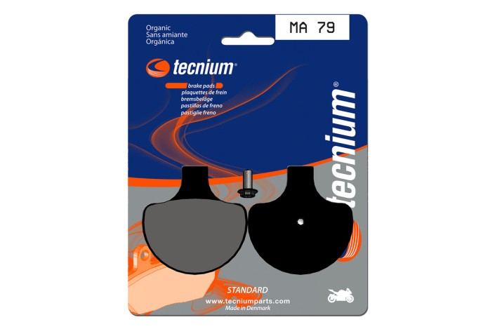 Plaquettes de frein TECNIUM route organique - MA79