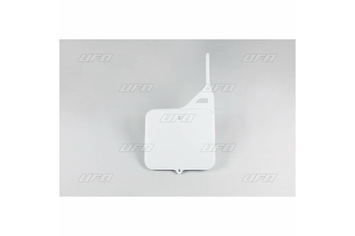 Plaque numéro frontale UFO blanc Suzuki RM125/250