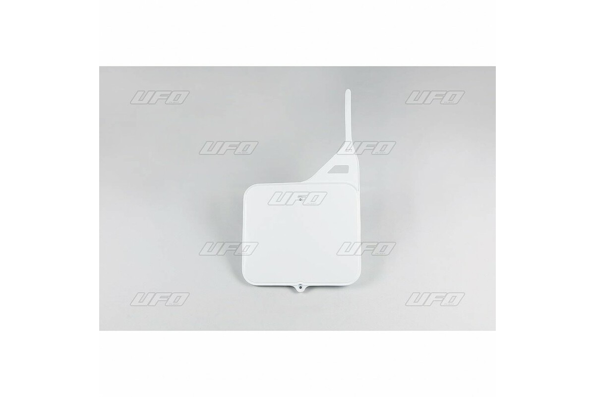 Plaque numéro frontale UFO blanc Suzuki RM125/250