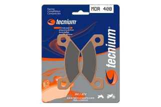 Plaquettes de frein TECNIUM Racing MX/Quad métal fritté - MOR408
