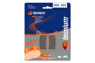 Plaquettes de frein TECNIUM Racing MX/Quad métal fritté - MOR283