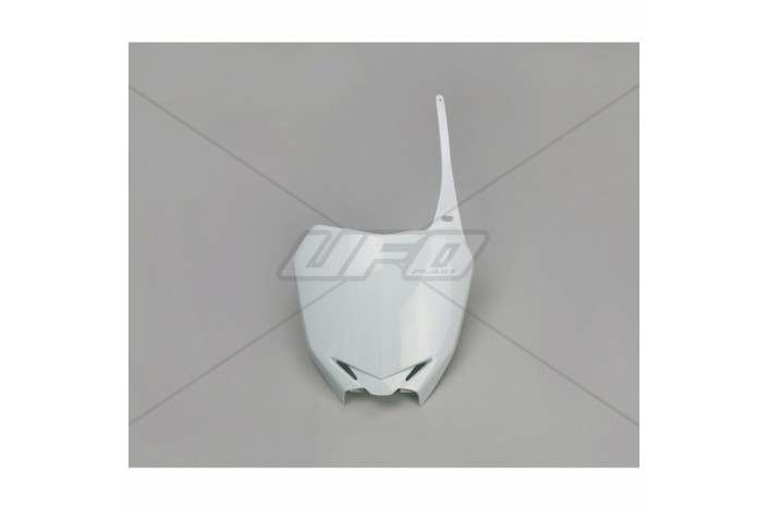 Plaque numéro frontale UFO blanc Suzuki RM-Z250/450